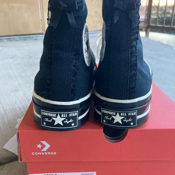 Converse Black Canvas High-Tops - Picture 5 of 7